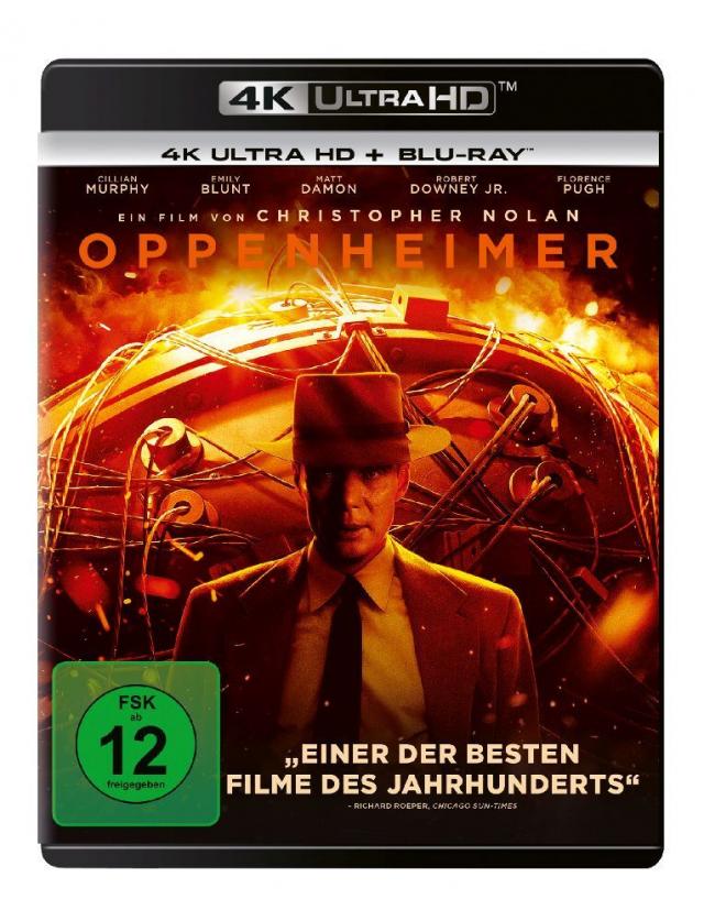 Oppenheimer, 1 4K UHD-Blu-ray + 1 Blu-ray