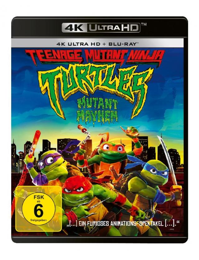 Teenage Mutant Ninja Turtles: Mutant Mayhem, 1 4K UHD-Blu-ray + 1 Blu-ray