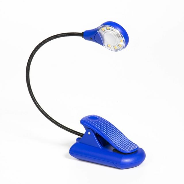 8-LED Sureflex80 Blue Dots - Leselampe warmweiß mit Klammer