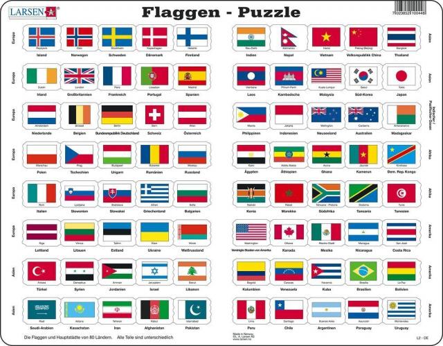 Flaggen (Kinderpuzzle)