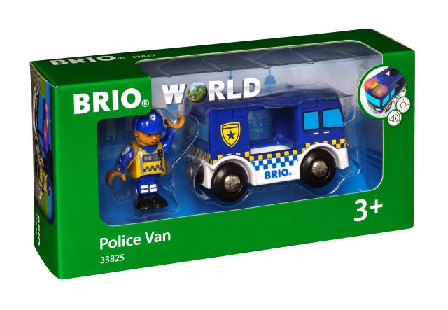 33825 BRIO Polizeiwagen mit Licht und Sound