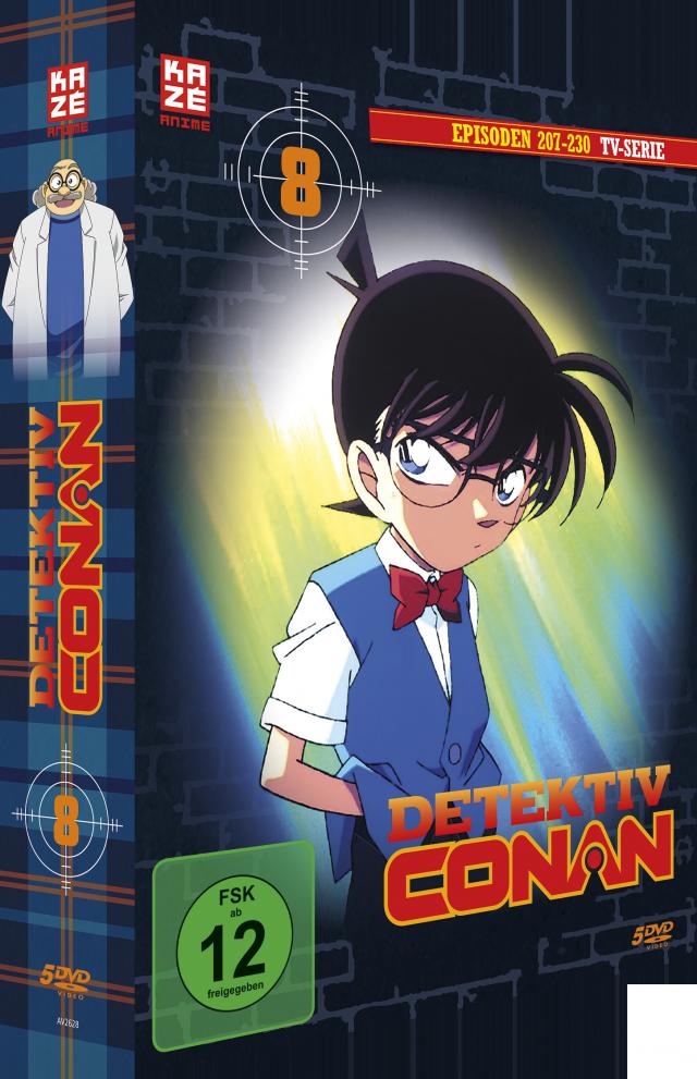 Detektiv Conan - TV-Serie - DVD Box 8 (Episoden 207-230) (5 DVDs)