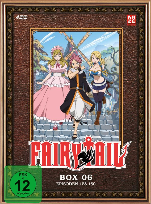 Fairy Tail - TV-Serie - DVD Box 6 (Episoden 125-150) (4 DVDs)