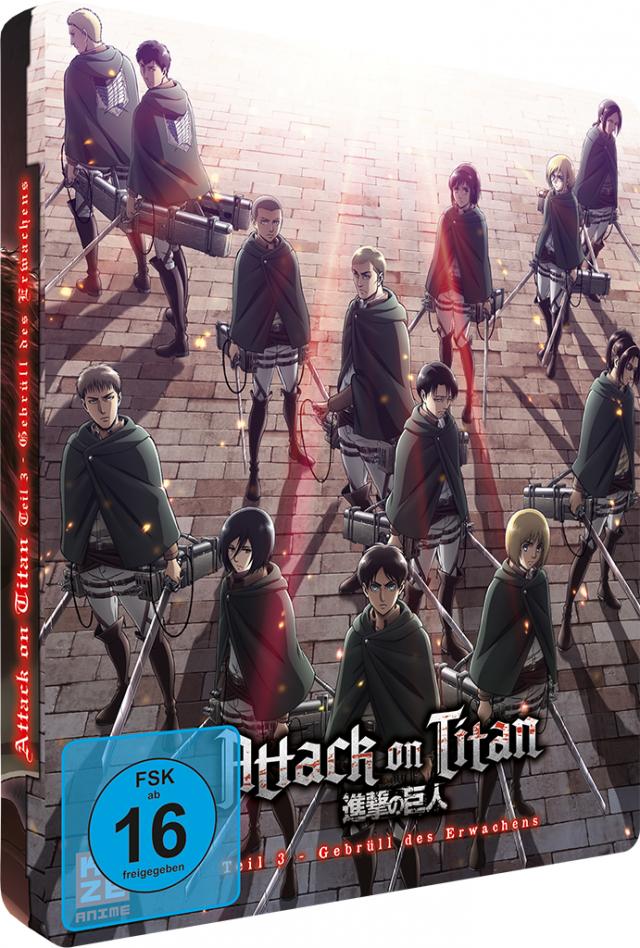 Attack on Titan - Anime Movie Teil 3: Gebrüll des Erwachens - Steelcase Blu-ray (Limited Edition)