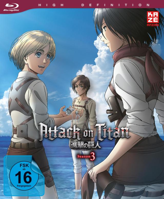 Attack on Titan. Staffel.3.4, Blu-ray