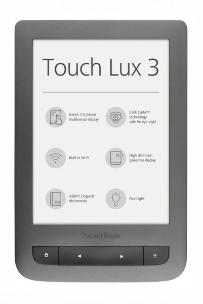 Pocketbook Touch Lux 3 dark grey, E-Book Reader   