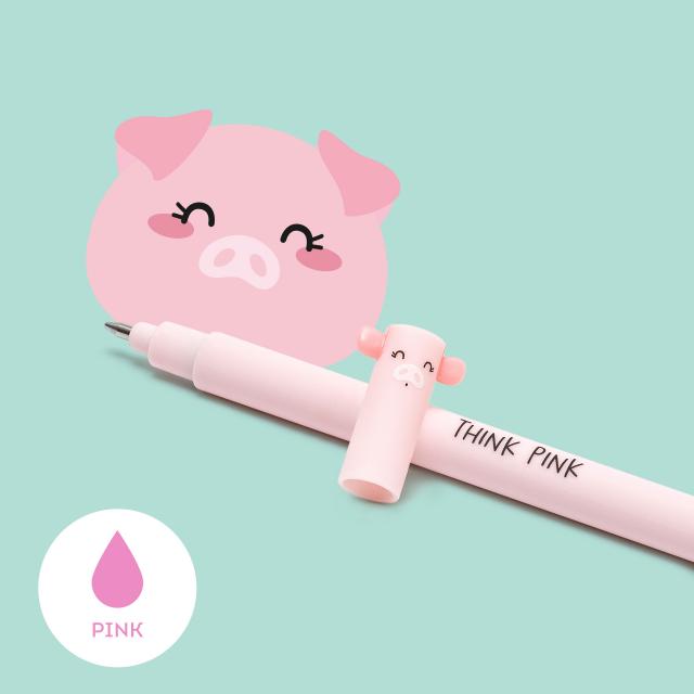 Penna gel cancellabile Piggy