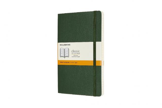 Moleskine Notizbuch, Large, A5, Liniert, Soft Cover, Myrtengrün