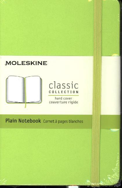 Moleskine Classic, Notizbuch Pocket/A6 Blanko, Limetten Grün