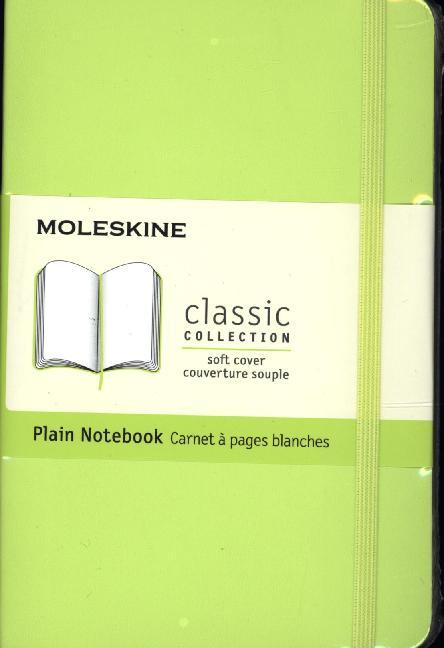 Moleskine Classic, Notizbuch Pocket/A6 Blanko, Limetten Grün