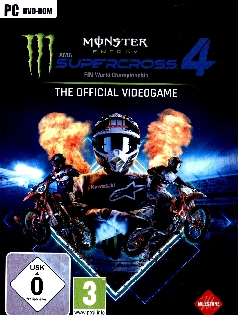 Monster Energy Supercross, The Official Videogame 4, 1 DVD-ROM