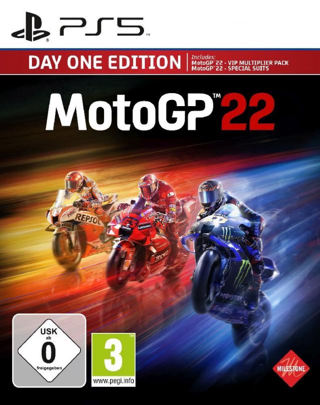 MotoGP 22 Day One Edition, 1 PS5-Blu-Ray-Disc