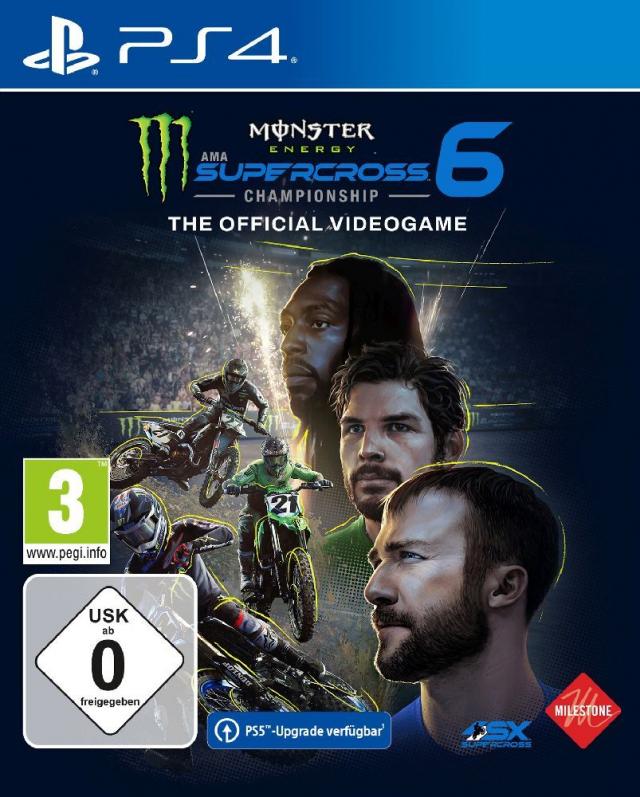 Monster Energy Supercross - The Official Videogame 6, 1 PS4-Blu-Ray-Disc