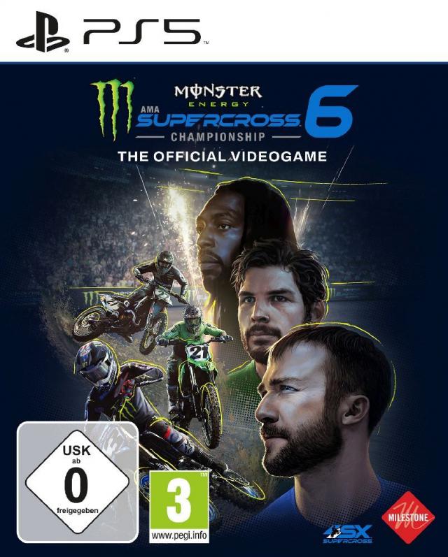 Monster Energy Supercross - The Official Videogame 6, 1 PS5-Blu-Ray-Disc