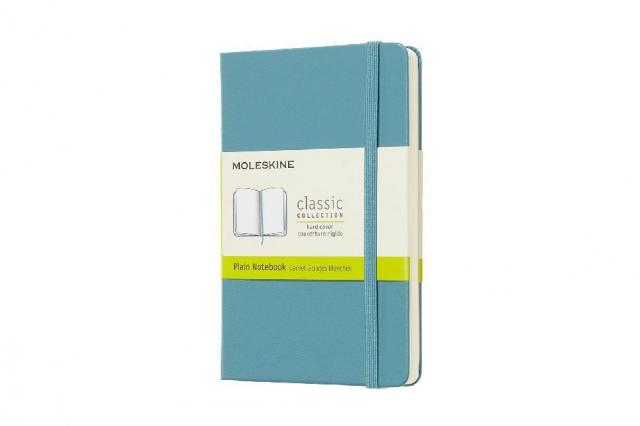 Moleskine Reef Blue Notebook Pocket Plain Hard