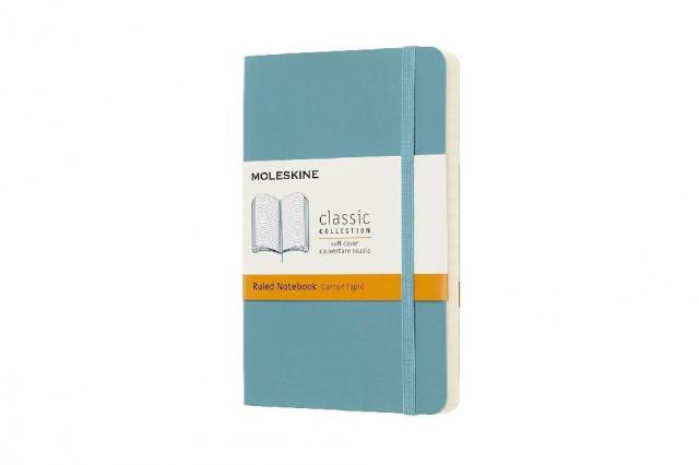 Moleskine Reef Blue Notebook Pocket Ruled Soft