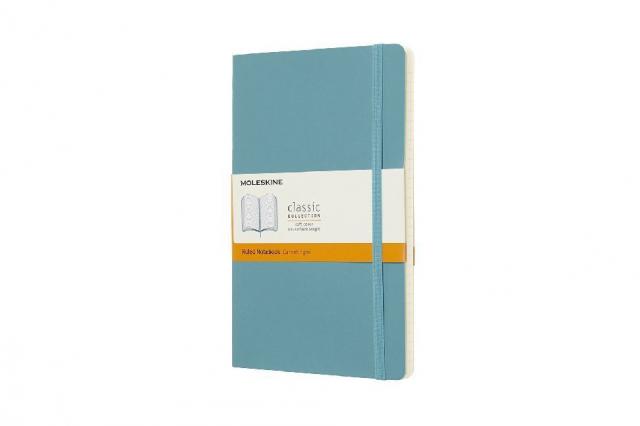 Moleskine Reef Blue Notebook Large Ruled Soft