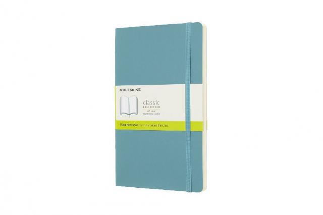Moleskine Reef Blue Notebook Large Plain Soft
