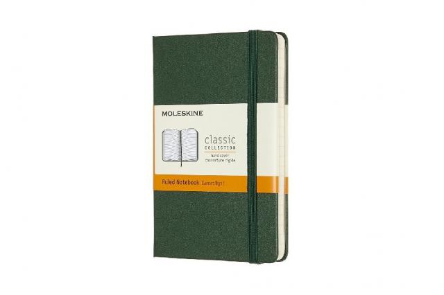 Moleskine Notizbuch, Pocket, A6, Liniert, Hard Cover, Myrtengrün