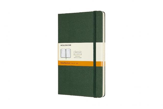 Moleskine Notizbuch, Large/A5, Liniert, Hard Cover, Myrtengrün