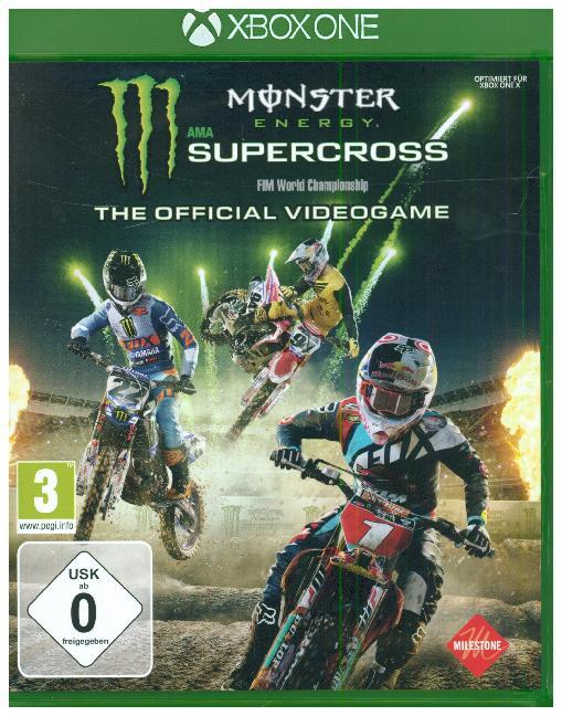 Monster Energy Supercross, 1 XBox One-Blu-ray Disc