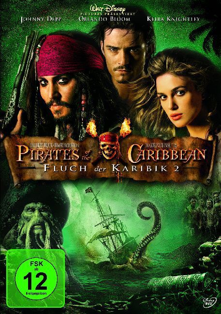 Pirates of the Caribbean, Fluch der Karibik 2, 1 DVD