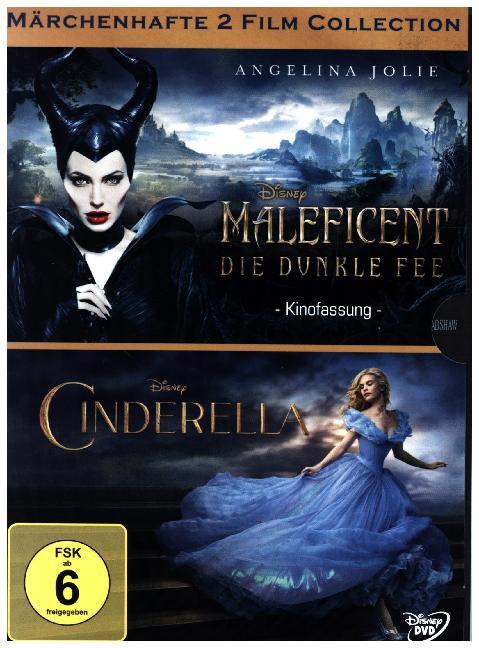 Maleficent / Cinderella (Doppelpack), 2 DVDs