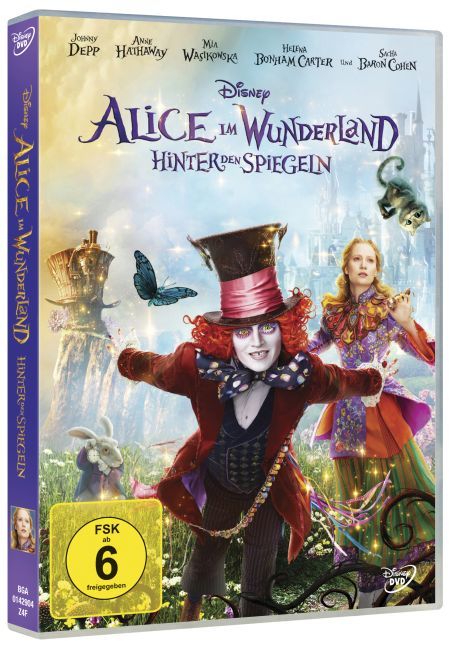 Alice im Wunderland: Hinter den Spiegeln, 1 DVD