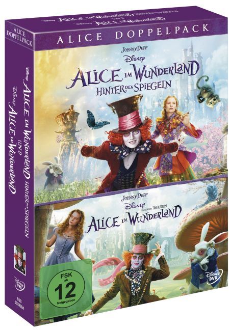 Alice im Wunderland 1+2 (Pack), 2 DVD
