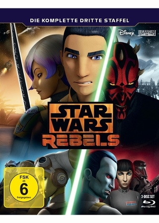 Star Wars Rebels. Staffel.3, 3 Blu-rays