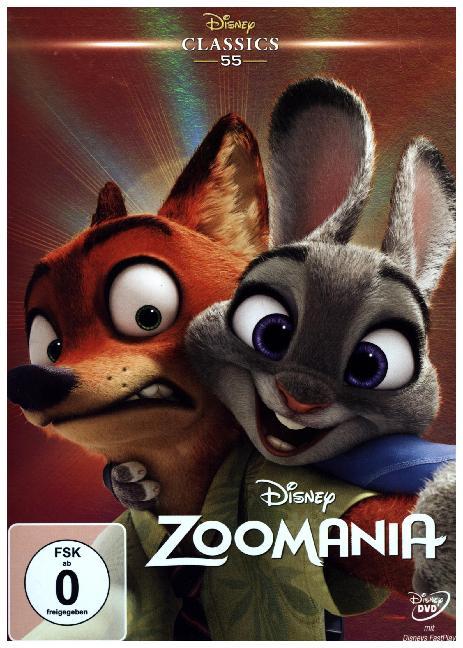 Zoomania, 1 DVD
