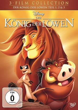 Der König der Löwen 1-3, 3 DVDs