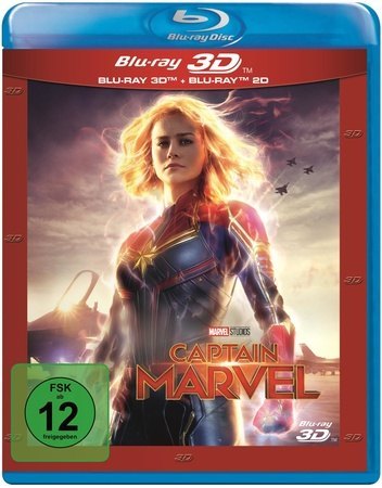 Captain Marvel 3D, 2 Blu-ray