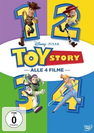 Toy Story 1-4, 4 DVD