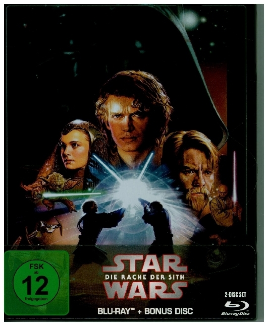 Star Wars Episode 3, Die Rache der Sith, 2 Blu-ray (Steelbook Edition)