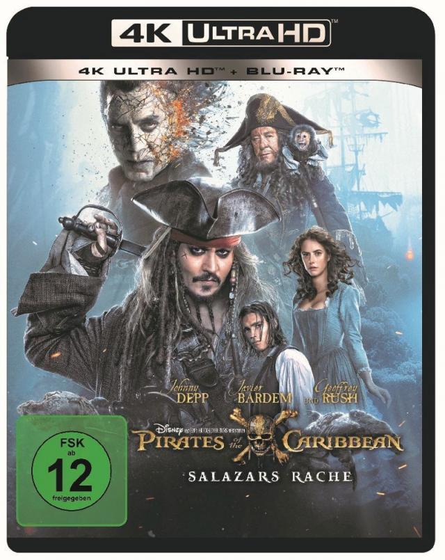 Pirates of the Caribbean: Salazars Rache, 1 4K UHD-Blu-ray + 1 Blu-ray