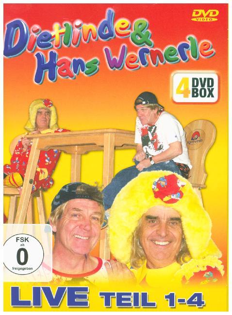Dietlinde & Hans Wernerle - Live. Tl.1-4, 4 DVDs