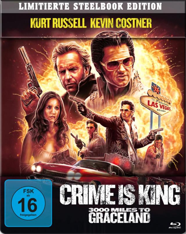 Crime is King - 3000 Miles to Graceland, 1 Blu-ray (Steelbock)