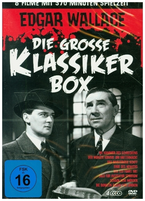 Edgar Wallace  Die große Klassikerbox, 1 DVD