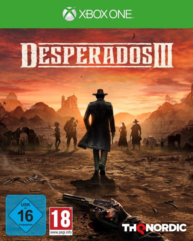 Desperados III, 1 Xbox One-Blu-ray Disc