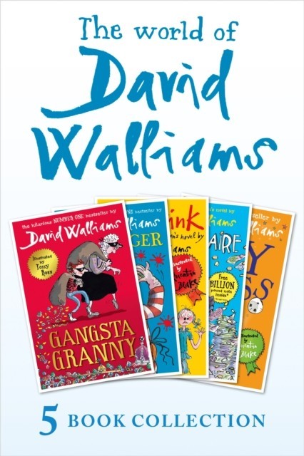 World of David Walliams 5 Book Collection (The Boy in the Dress, Mr Stink, Billionaire Boy, Gangsta Granny, Ratburger)
