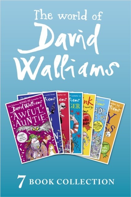 World of David Walliams: 7 Book Collection (The Boy in the Dress, Mr Stink, Billionaire Boy, Gangsta Granny, Ratburger, Demon Dentist, Awful Auntie)