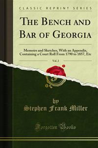 The Bench and Bar of Georgia
