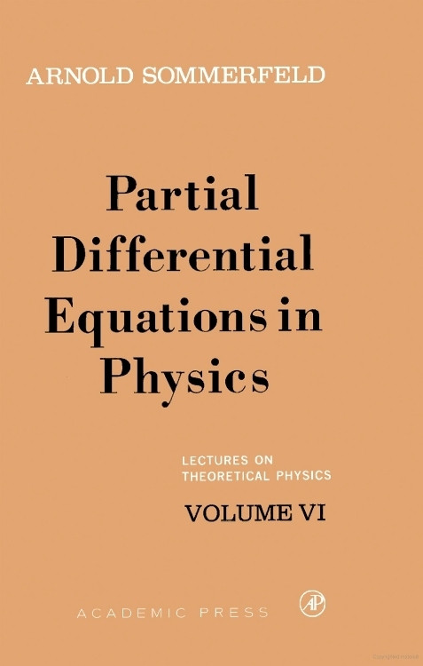 Partial Differential Equations in Physics