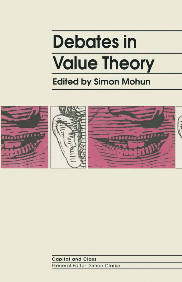Debates In Value Theory