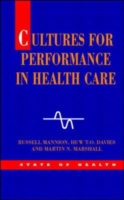 EBOOK: Cultures for Performance in Health Care State of Health  