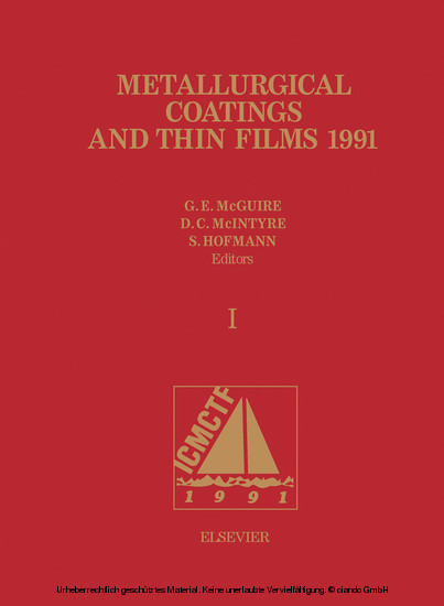 Metallurgical Coatings and Thin Films 1991
