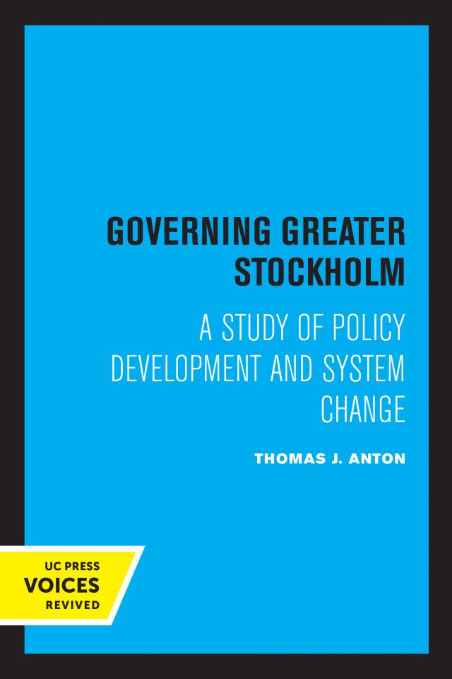 Governing Greater Stockholm