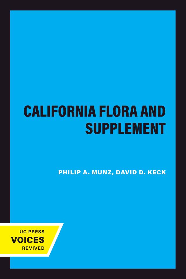 A California Flora and Supplement
