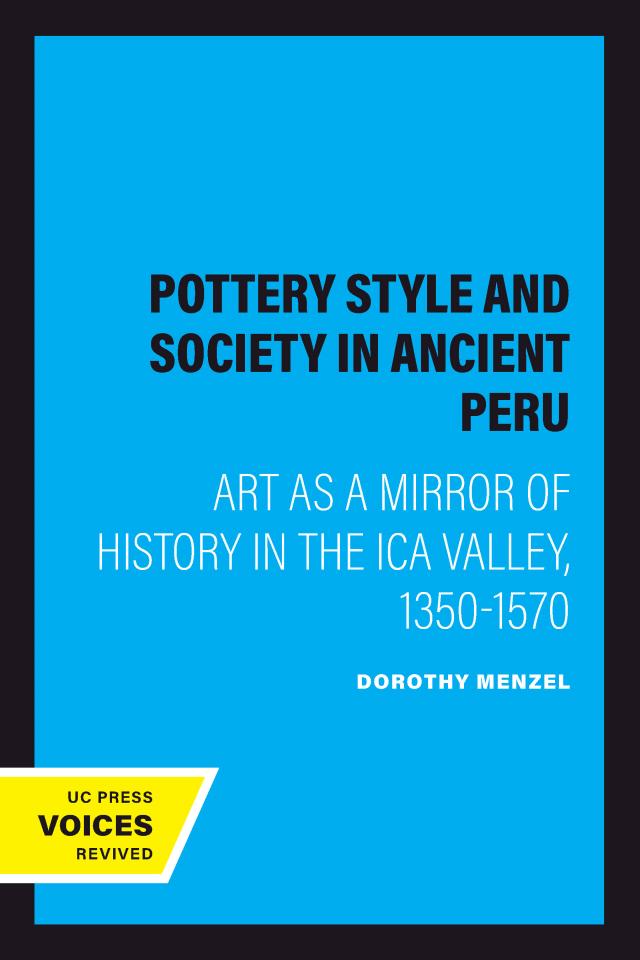 Pottery Style and Society in Ancient Peru